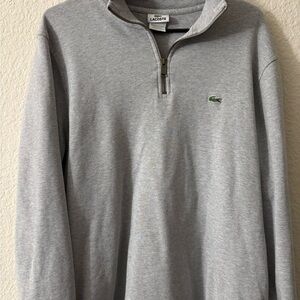 Lacoste Heather Gray Sweatshirt